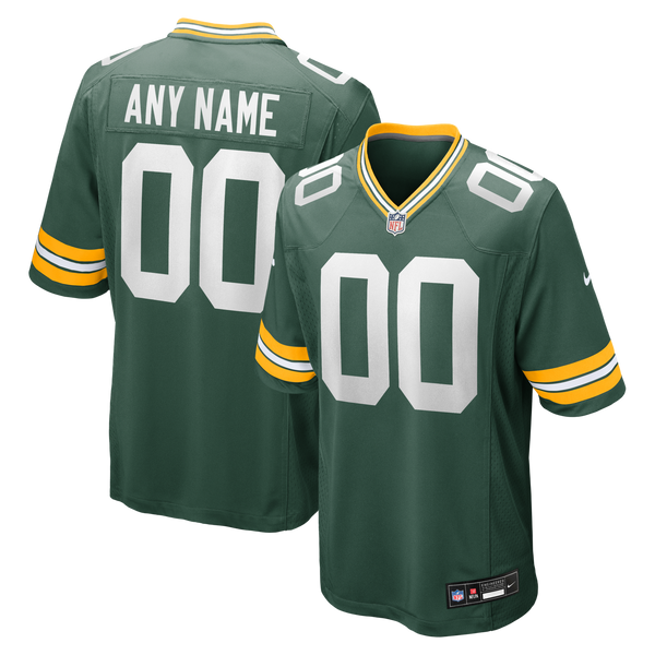 Green Bay Packers Nike Green Custom Game Jersey