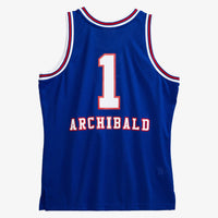 Kansas City Kings Mitchell & Ness Nate Archibald 1975 Swingman Authentic Jersey - Royal Blue