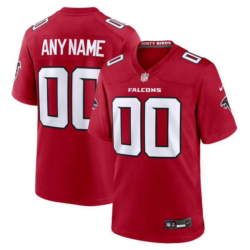 Atlanta Falcons Nike Red Custom Game Jersey