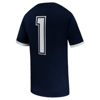 Nike #1 Navy UConn Huskies Game Football Jersey