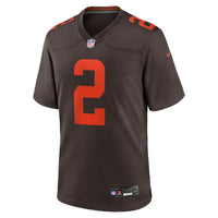 Cleveland Browns Shedeur Sanders Nike Brown Alternate Game Jersey