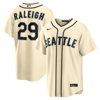 Seattle Mariners Cal Raleigh Nike Cream Alternate Replica Jersey