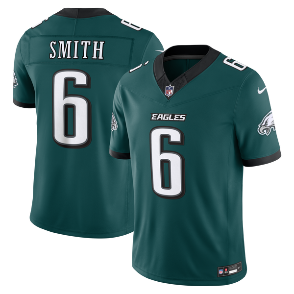 Philadelphia Eagles DeVonta Smith Nike Midnight Green Team Vapor F.U.S.E. Stitched Limited Jersey