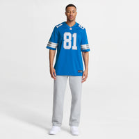 Detroit Lions Calvin Johnson Nike Blue Team Retired Game Jersey