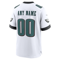 Philadelphia Eagles Nike White White Custom Game Jersey