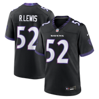 Baltimore Ravens Ray Lewis Nike Black Alternate Retired Player Game Jersey