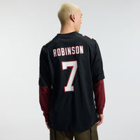 Atlanta Falcons Bijan Robinson Nike Black Throwback Game Jersey