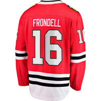 Chicago Blackhawks Anton Frondell Fanatics Red Breakaway Jersey