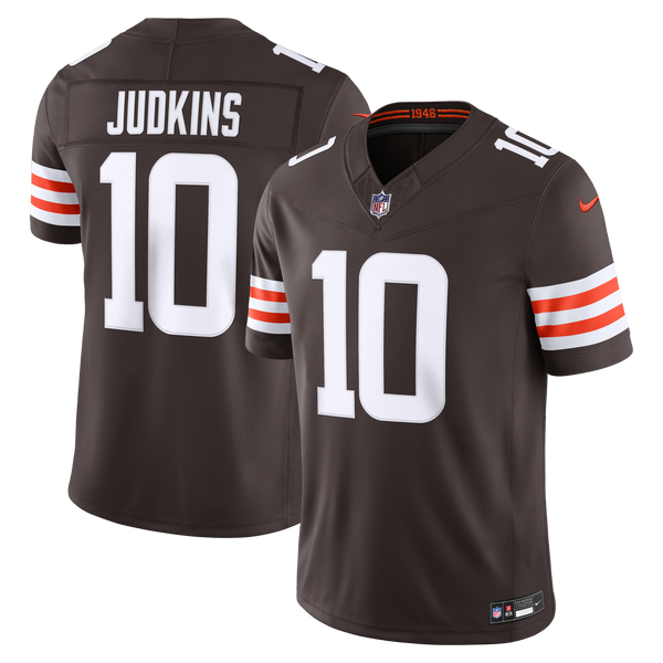 Cleveland Browns Quinshon Judkins Nike Brown Team Vapor F.U.S.E. Stitched Limited Jersey
