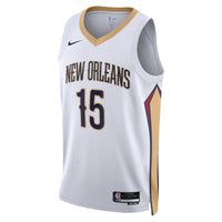 New Orleans Pelicans Nike Association Edition Swingman Jersey - White - Jose Alvarado