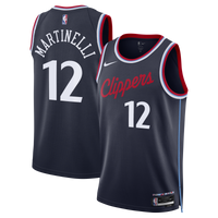 Los Angeles Clippers Nike Replica Icon Edition Swingman Jersey - Navy - Nick Martinelli
