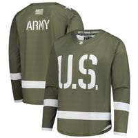 Olive Army Black Knights Replica Hockey Jersey