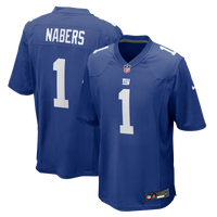 New York Giants Malik Nabers Nike Royal Player Game Jersey