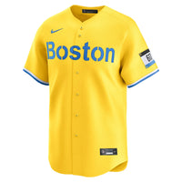 Boston Red Sox Roman Anthony Nike Gold City Connect Limited Jersey