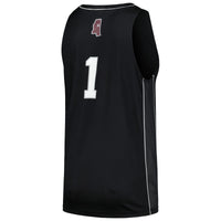 adidas #1 Black Mississippi State Bulldogs Swingman Basketball Jersey