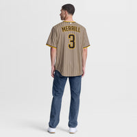 San Diego Padres Jackson Merrill Nike Sand Alternate Replica Jersey