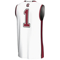 GameDay Greats #1 White South Carolina Gamecocks Lightweight Basketball Jersey