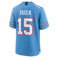 Tennessee Titans Keldric Faulk Nike Light Blue 2026 NFL Draft First Round Pick No.31 Game Jersey