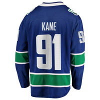 Vancouver Canucks Evander Kane Fanatics Blue Home Breakaway Jersey