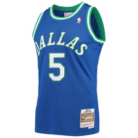 Mitchell & Ness Jason Kidd Blue Dallas Mavericks 1994-95 Hardwood Classics Swingman Player Jersey