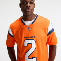 Denver Broncos Patrick Surtain II Nike Orange Team Vapor F.U.S.E. Stitched Limited Jersey