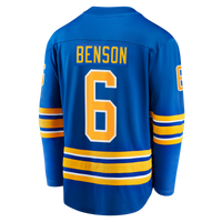 Buffalo Sabres Zach Benson Fanatics Royal Home Breakaway Jersey