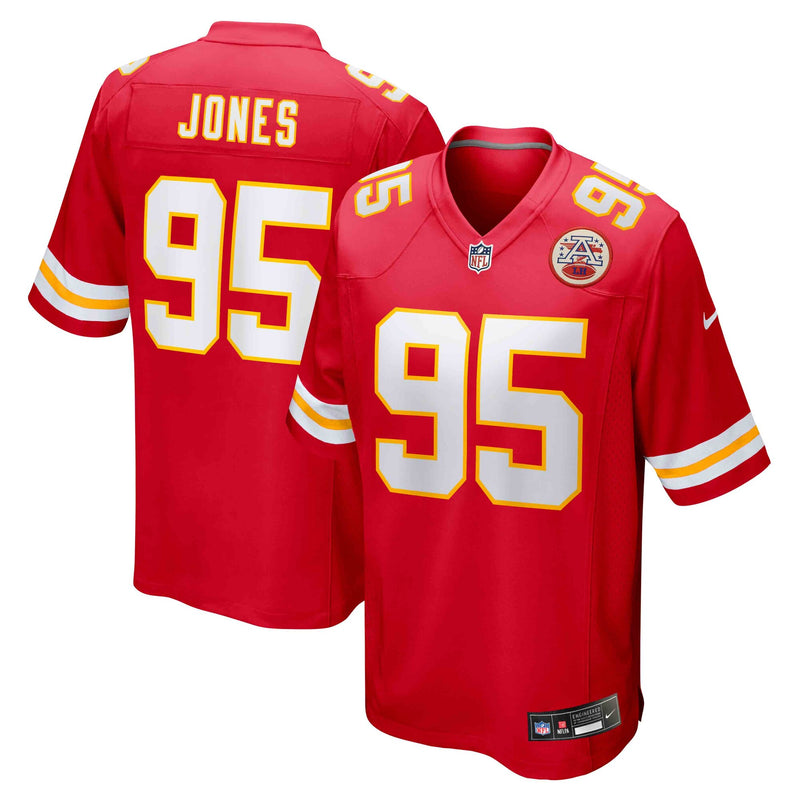 Kansas City Chiefs Chris Jones Nike Red Game Jersey