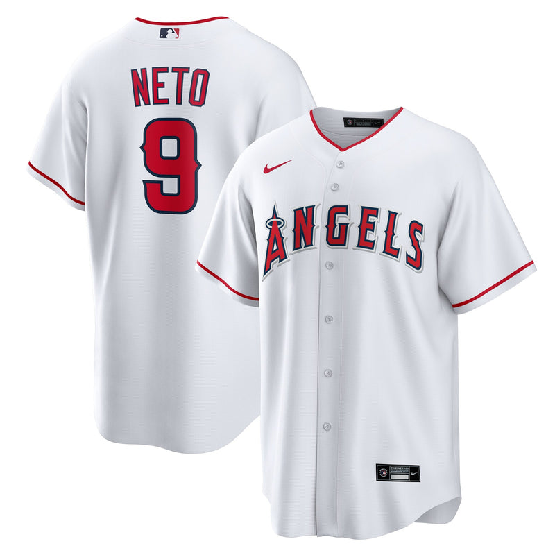 Los Angeles Angels Zach Neto Nike White Home Replica Jersey