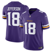 Minnesota Vikings Justin Jefferson Nike Purple Team Vapor F.U.S.E. Stitched Limited Jersey