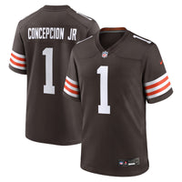 Cleveland Browns KC Concepcion Nike Brown 2026 NFL Draft First Round Pick No. 24 Team Game Jersey