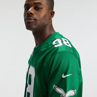 Philadelphia Eagles Jalen Carter Nike Kelly Green Alternate Game Jersey