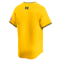 Nike Maize Michigan Wolverines Alternate Limited Baseball Jersey