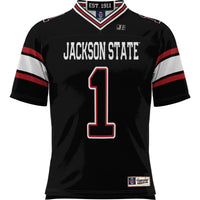 GameDay Greats #1 Black Jackson State Tigers Football Jersey