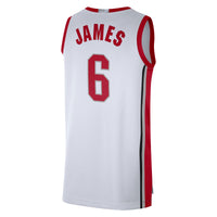 Nike LeBron James White Ohio State Buckeyes Limited Basketball Jersey