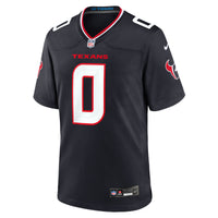 Houston Texans Azeez Al-Shaair Nike Navy Team Game Jersey