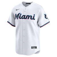Miami Marlins Nike White Home Limited Jersey