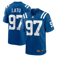 Indianapolis Colts Laiatu Latu Nike Royal Player Game Jersey