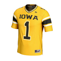 GameDay Greats Gold Iowa Hawkeyes Lightweight Collegiate Football Fashion Jersey