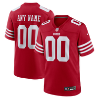 San Francisco 49ers Nike Scarlet Custom Jersey