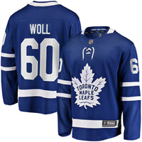 Toronto Maple Leafs Joseph Woll Fanatics Blue Home Premier Breakaway Player Jersey