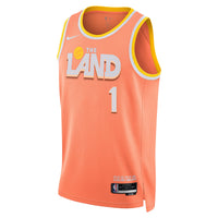 Cleveland Cavaliers Nike 2025/26 City Edition Swingman Jersey - Orange - Max Strus