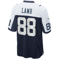 Dallas Cowboys CeeDee Lamb Nike Navy Alternate Game Team Jersey