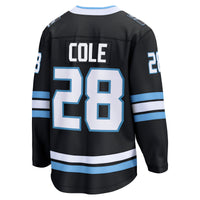 Utah Mammoth Ian Cole Fanatics Black Home Breakaway Player Jersey