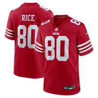 San Francisco 49ers Jerry Rice Nike Scarlet Retired Team Player Game Jersey