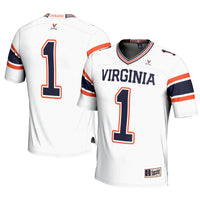 GameDay Greats #1 White Virginia Cavaliers Football Jersey
