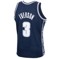 Mitchell & Ness Allen Iverson Navy Georgetown Hoyas 1995/96 Swingman Replica Jersey