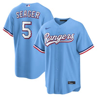 Texas Rangers Corey Seager Nike Light Blue Alternate Replica Jersey
