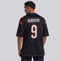 Cincinnati Bengals Joe Burrow Nike Black Player Game Jersey