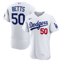 Los Angeles Dodgers Mookie Betts Nike White Home Authentic Jersey