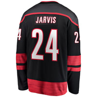 Carolina Hurricanes Seth Jarvis Fanatics Black Home Breakaway Jersey